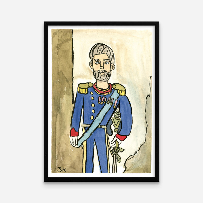 Kunstprint: Kong Frederik