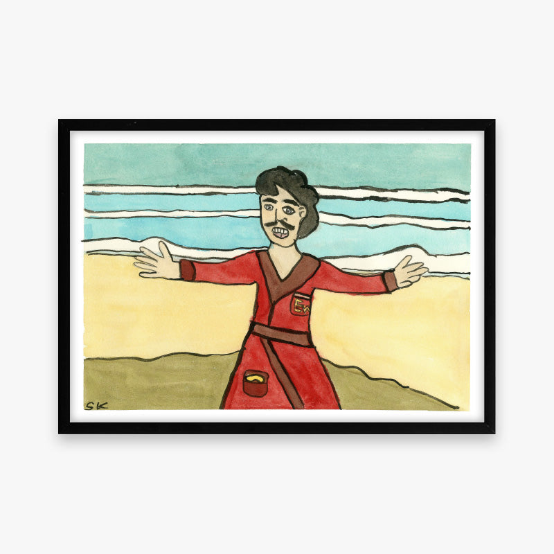 Kunstprint: Den selvoptagede Edward Weyse