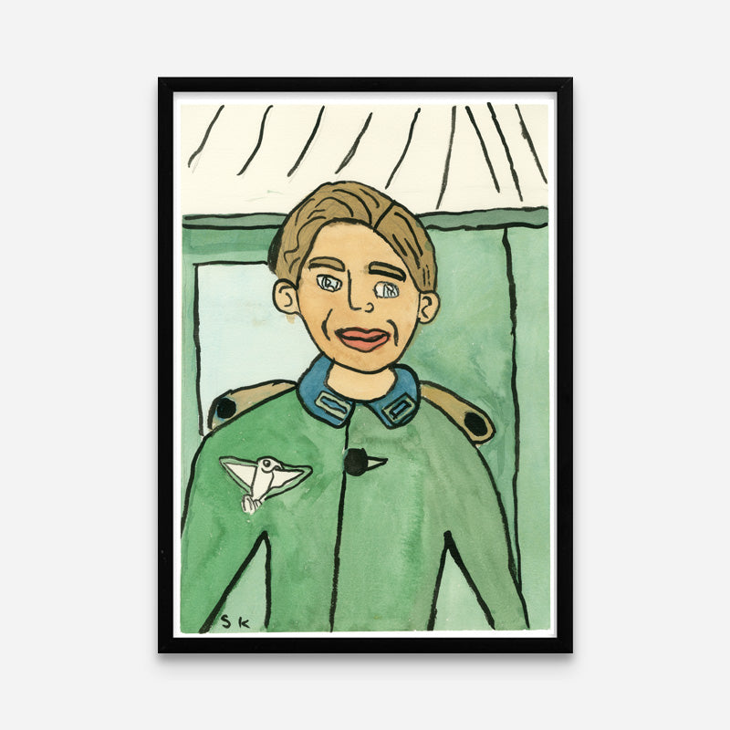 Kunstprint: Vil være kærste med Amanda