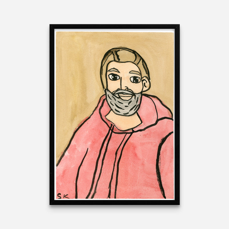 Kunstprint: Min ven Lars