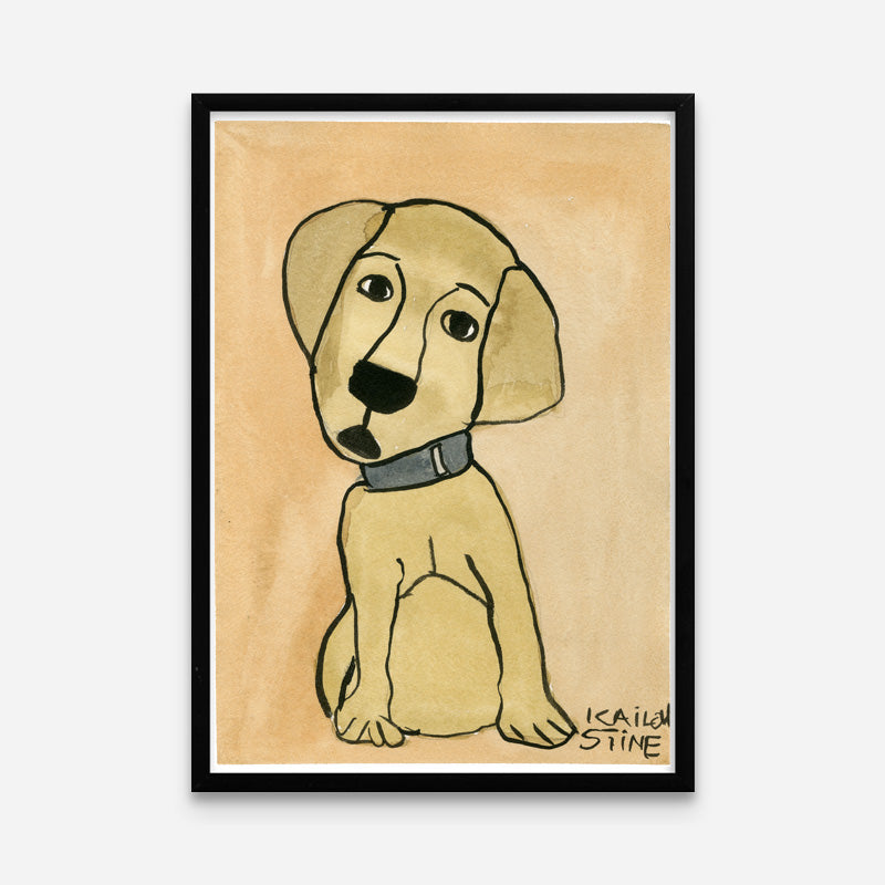 Kunstprint: Lille sød hund