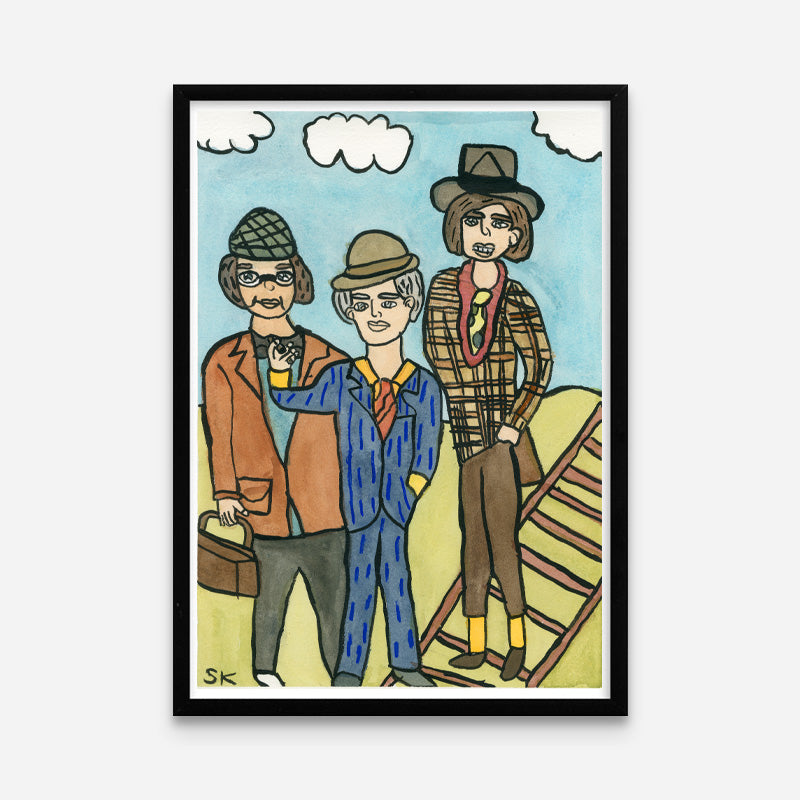 Kunstprint: Hr. Olsen og banden