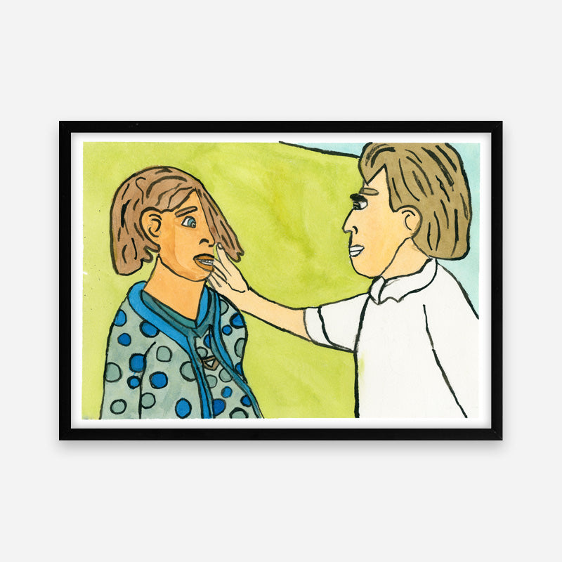 Kunstprint Limited Edition: Vil gerne have et kys, men Teresa holder igen