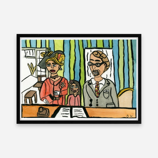 Kunstprint Limited: Lille Mig skal på Badehotellet