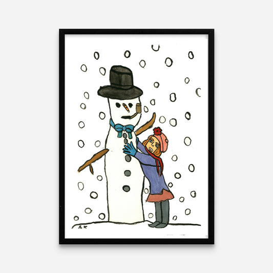 Kunstprint: Glædelig jul alle sammen