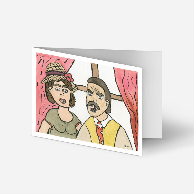 Double card: Me and Madsen on a trip