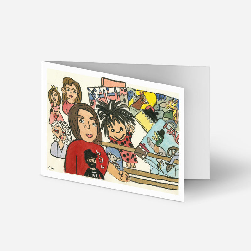 Double card: Anne's children's room
