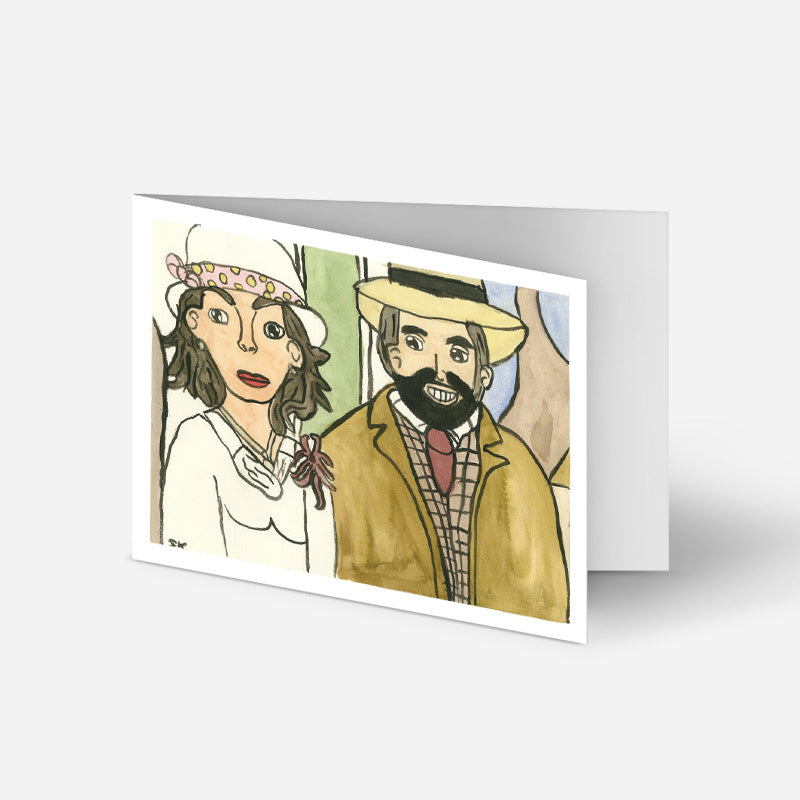 Double card: Mr. Madsen and Mrs.