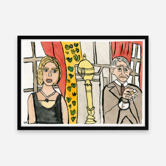 Akvarel: De taler om Groser Madsen
