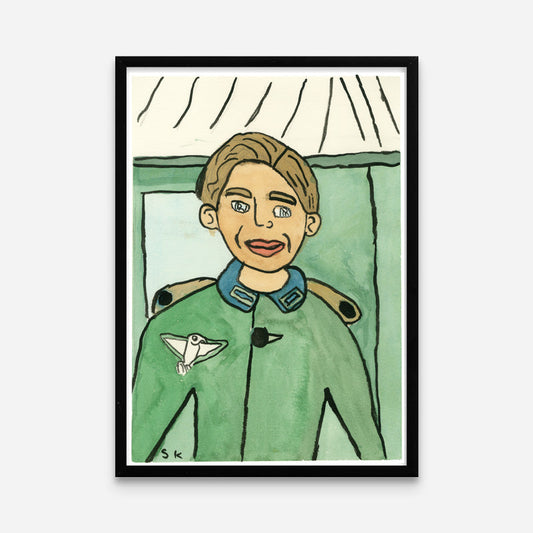 Kunstprint: Vil være kærste med Amanda