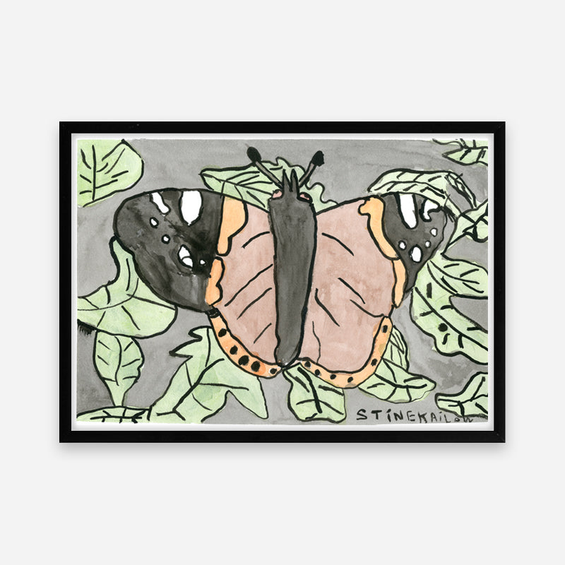 Kunstprint: Sommerfugl