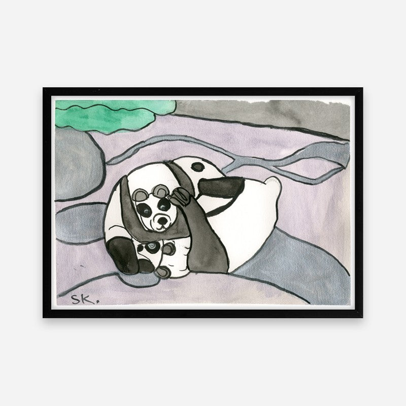 Kunstprint: Legende Pandaer