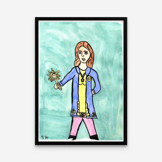 Kunstprint: Fru Detektiv