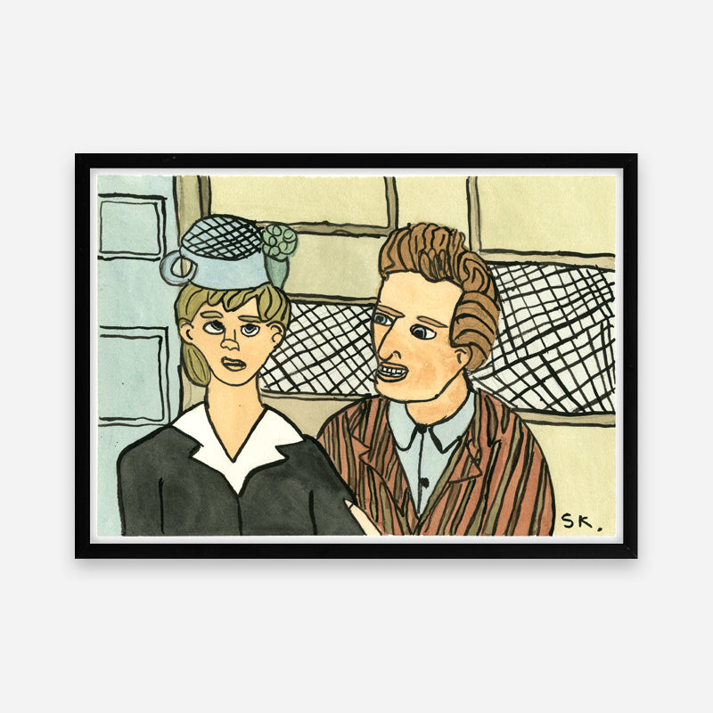 Kunstprint: Han hun Dirch og Dario