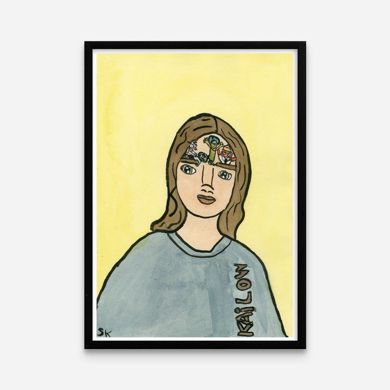 Kunstprint: Inderst inde i Stine Kailow