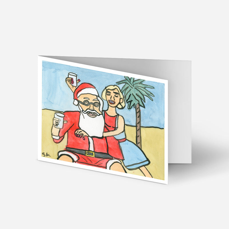 Dobbeltkort: Julemanden holder ferie