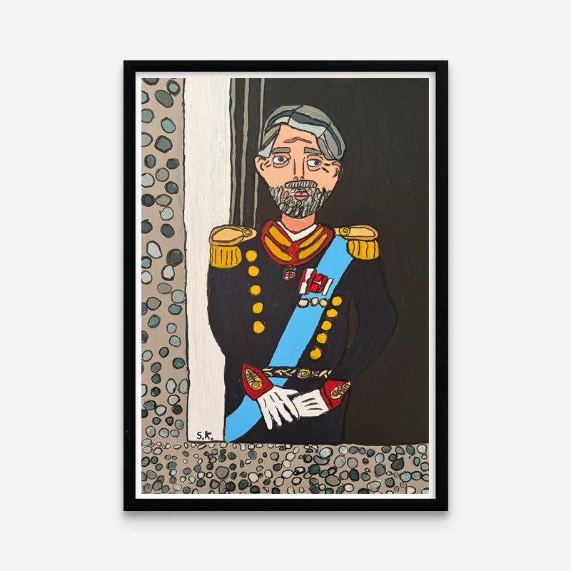 Kunstprint: Kong Frederik X