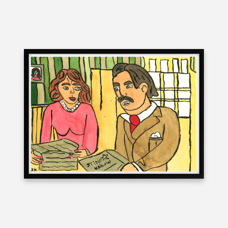 Kunstprint: Grosser Madsen og Therese