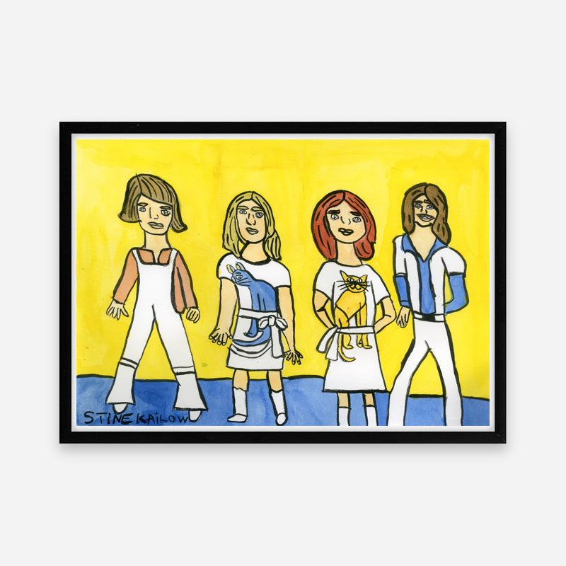 Kunstprint: ABBA on tours