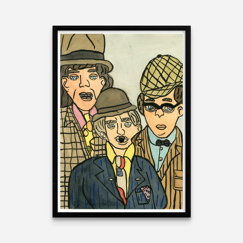 Kunstprint: Olsen portrætbillede
