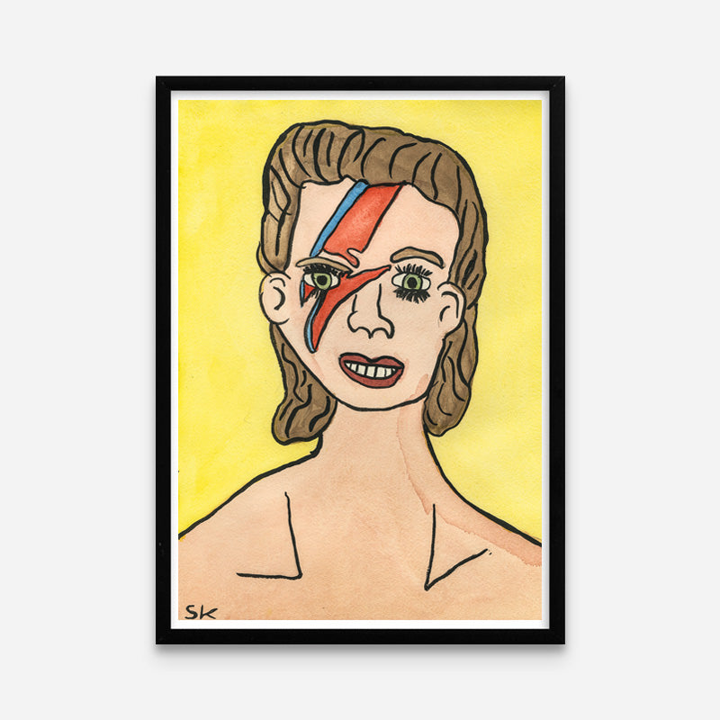 Kunstprint: David Bowie